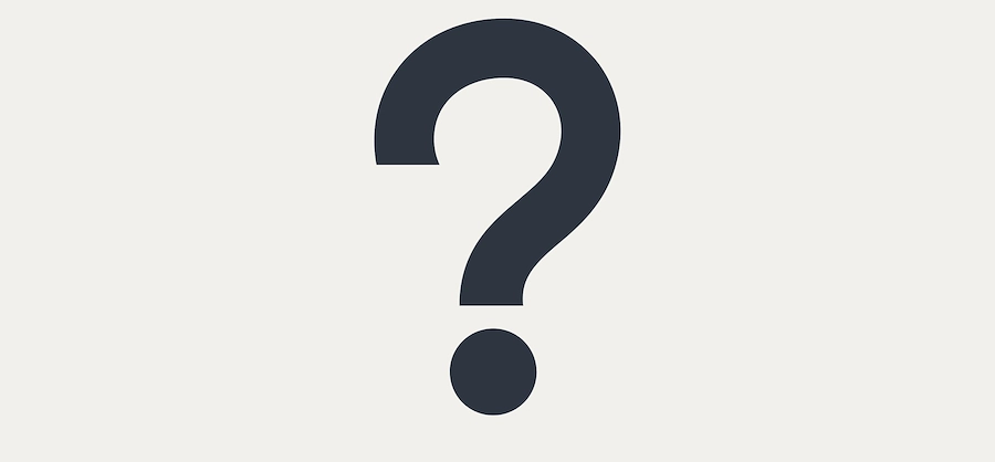 Symbol för frågetecken